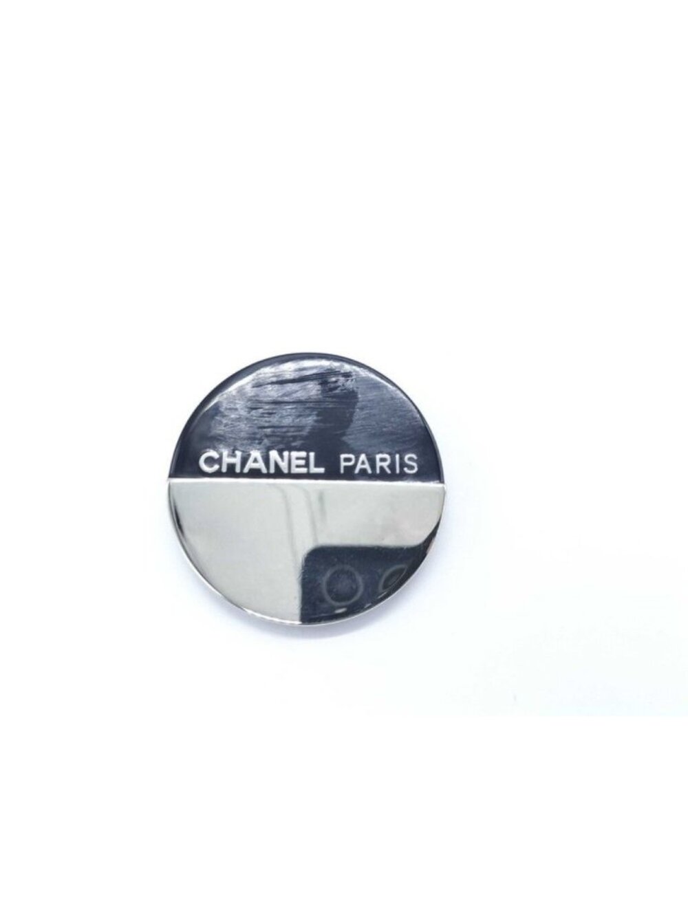 Chanel Brooch Round Logo